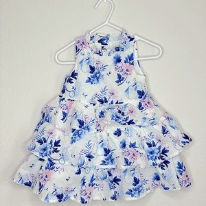 Disney x Janie and Jack Floral Cinderella Dress 12-18m